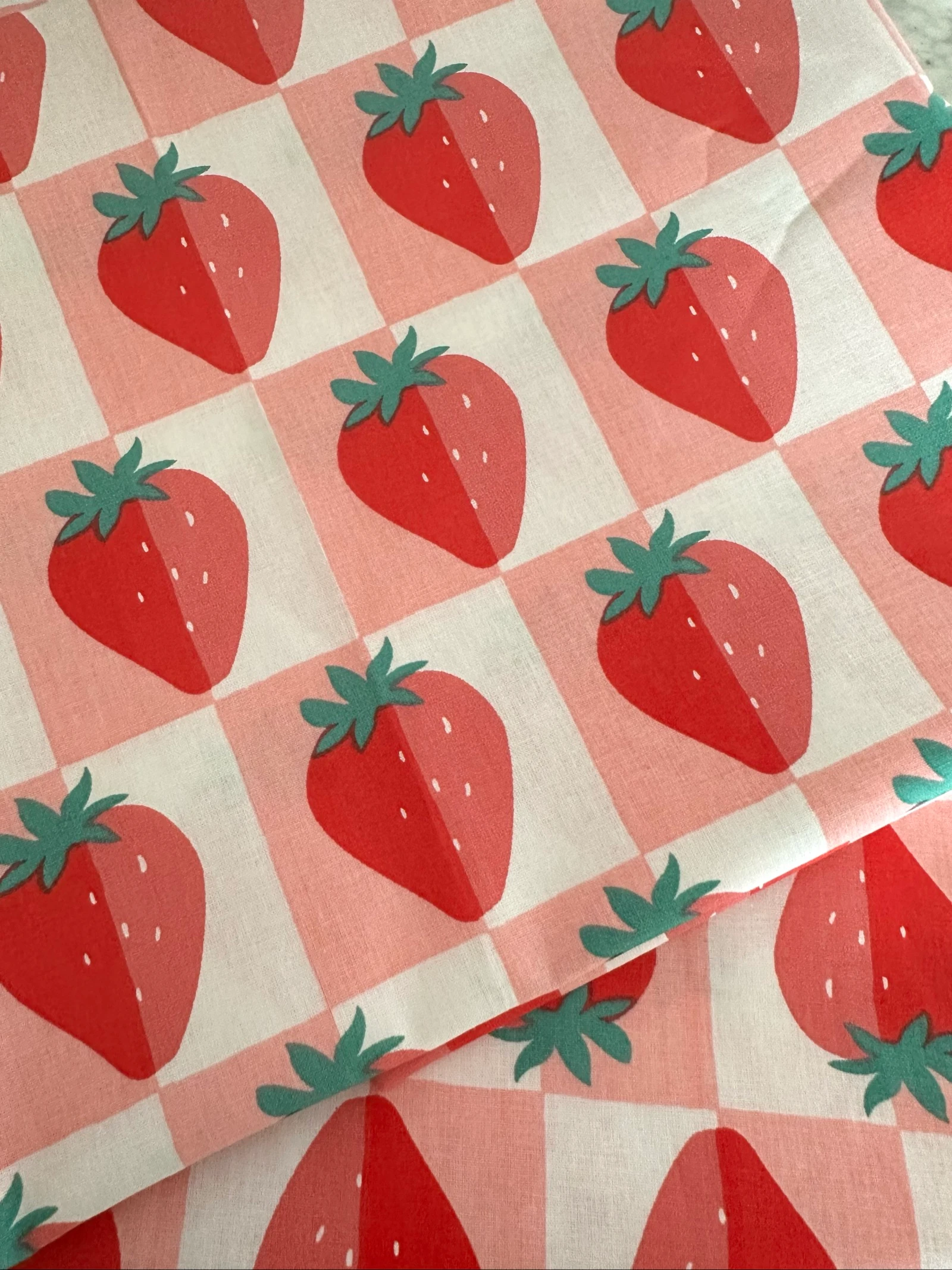 Chute tissu coton